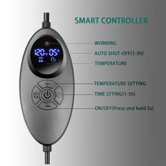 XUYU timer display shows 1–5 hours auto shut-off.