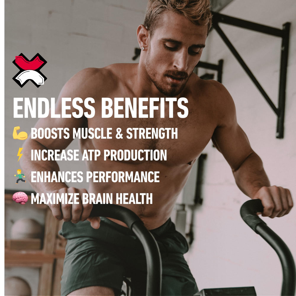 XWERKS Build Creatine Gummies being poured for easy dosing.