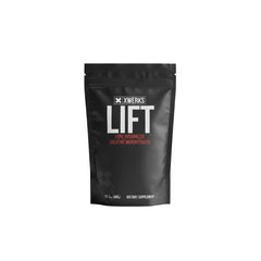 Xwerks Lift creatine powder bottle for convenient daily training support