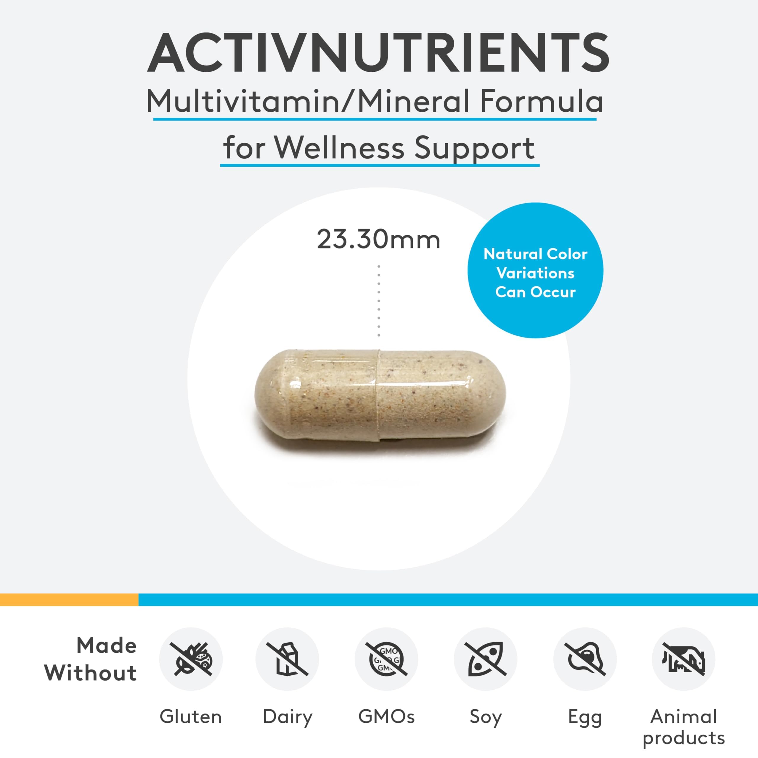 Bottle on table ready for a daily wellness routine with ActivNutrients.