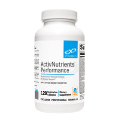 XYMOGEN ActivNutrients Performance bottle cap close-up for easy dosing and energy support