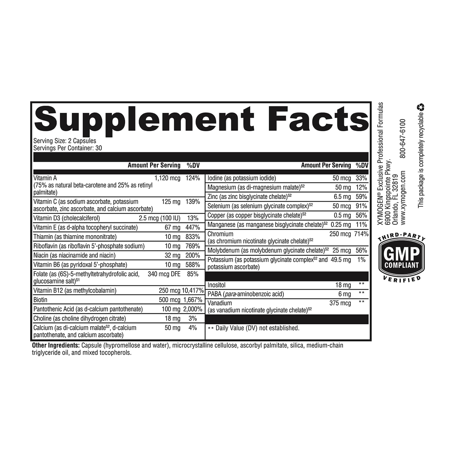 Close-up of the ActivNutrients Without Iron bottle cap highlighting premium mineral chelates.