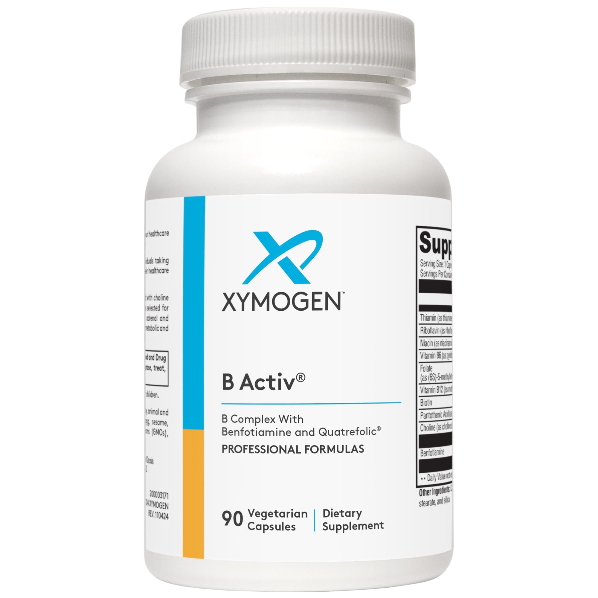 XYMOGEN B Activ bottle-front view for daily energy support.