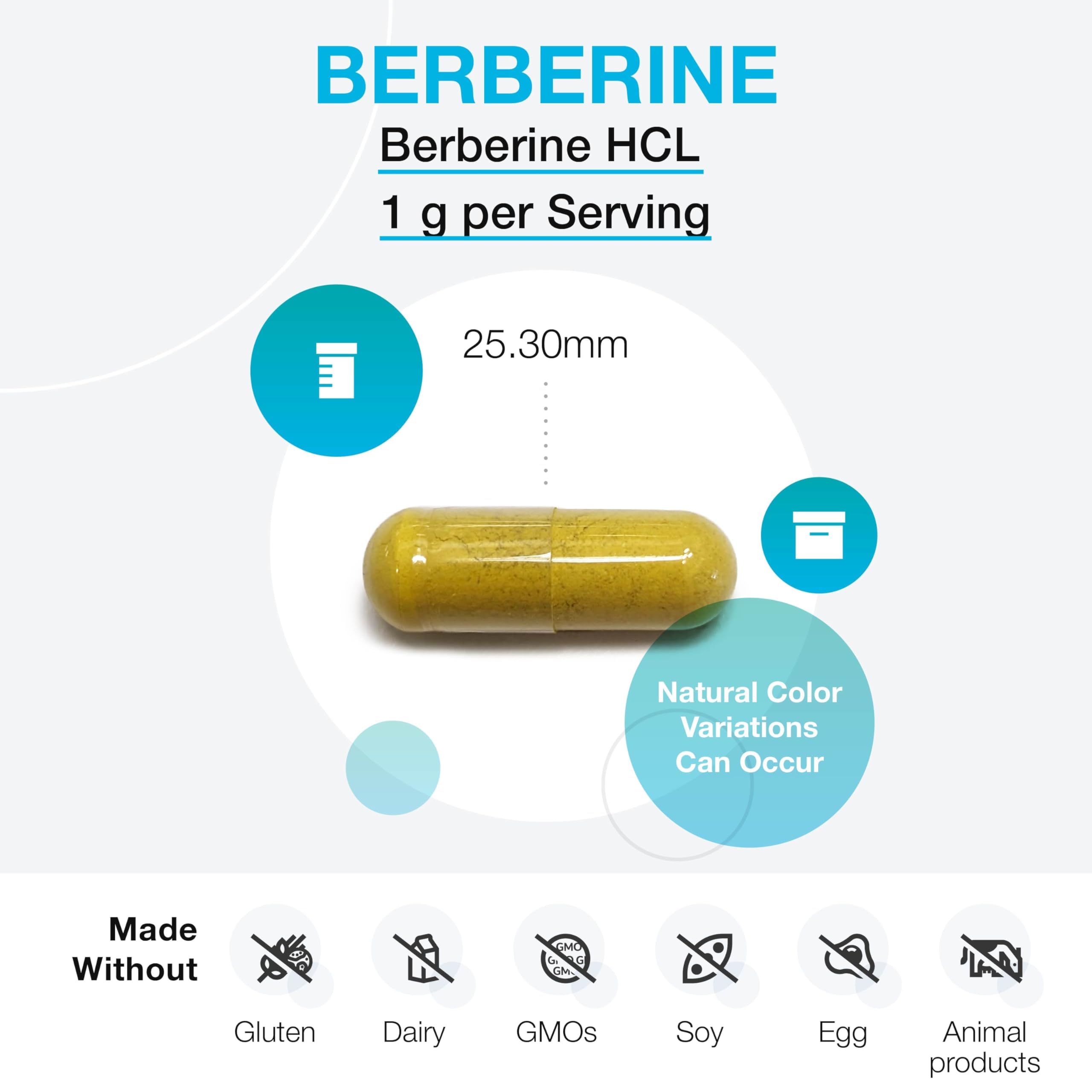 Xymogen Berberine HCL 1000mg label emphasizing quality and allergen-free formulation.