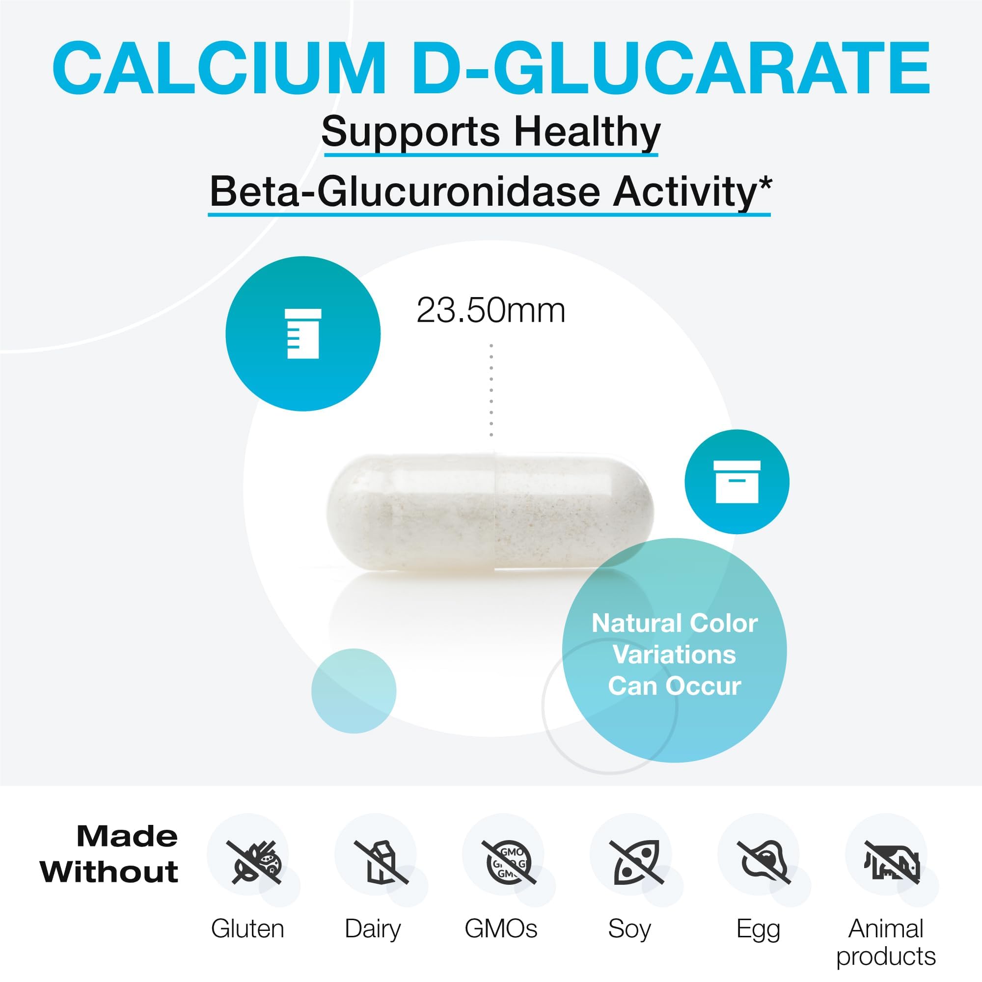XYMOGEN Calcium D-Glucarate taking a daily dose for toxin support.