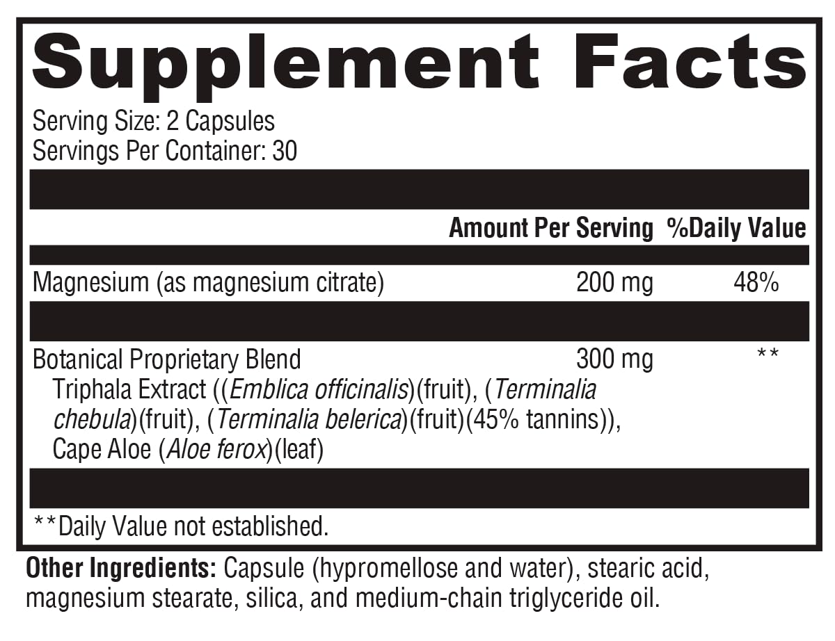XYMOGEN ColonX nutrition label emphasizes ingredient transparency.
