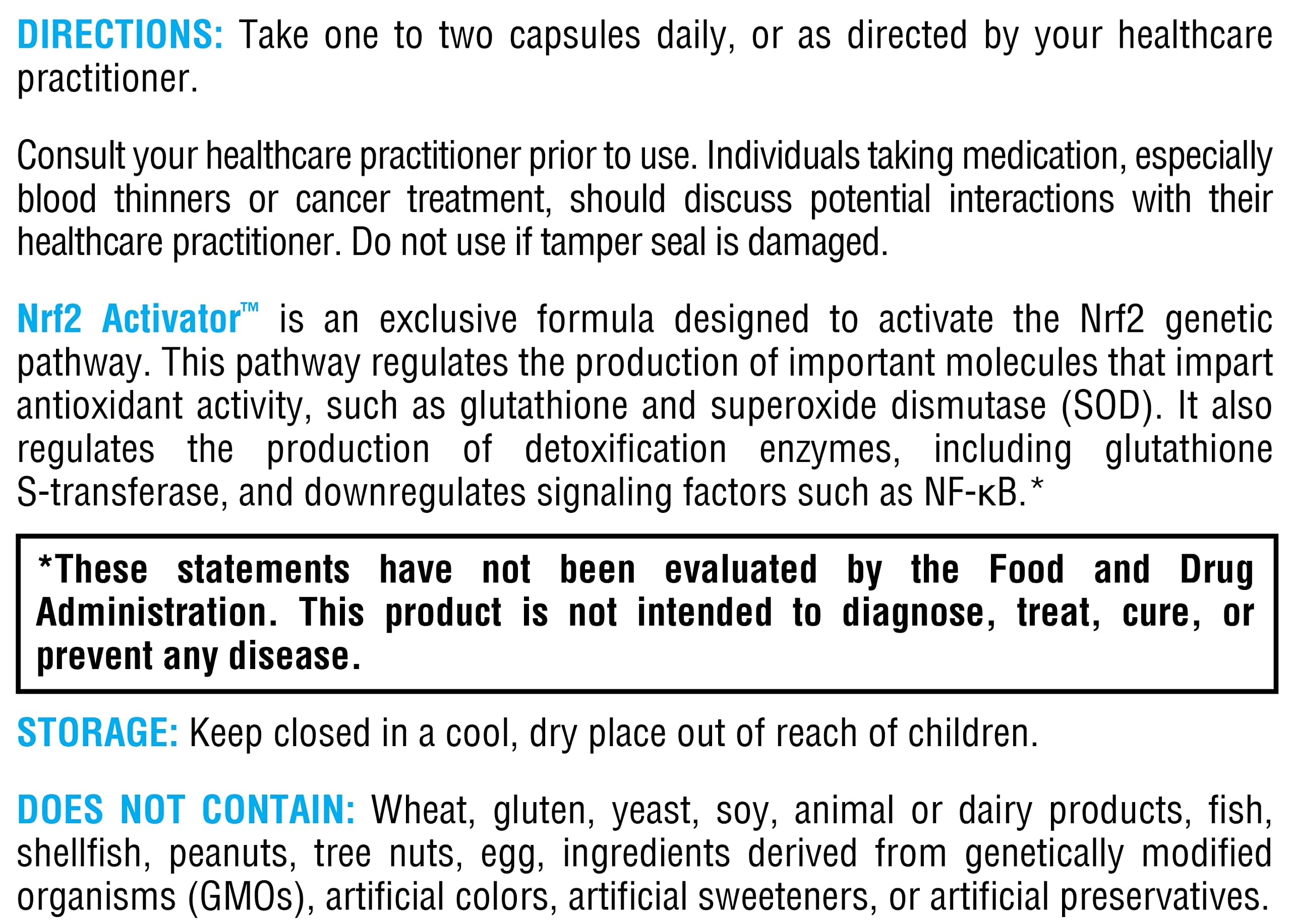 Allergen-free formulation bottle emphasizing clean ingredients