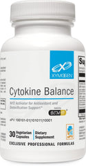 XYMOGEN Cytokine Balance bottle with green tea extract for antioxidant support
