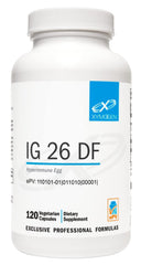 XYMOGEN IG 26 bottle with capsules for dairy-free immune support