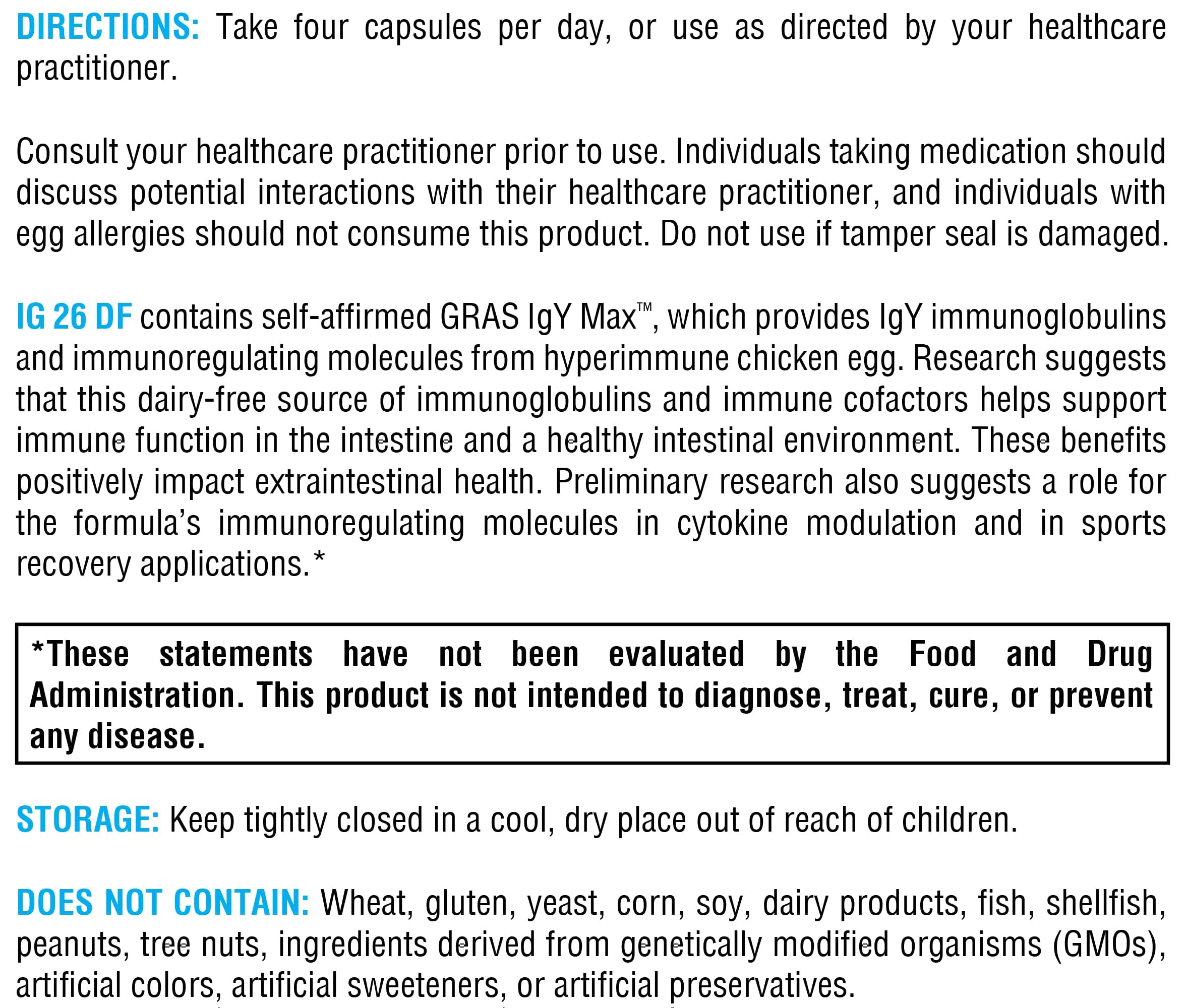 XYMOGEN IG 26 packaging emphasizes gluten-free and dairy-free features