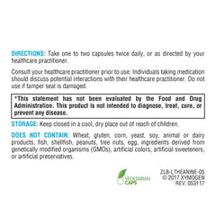 XYMOGEN L-Theanine bottle front label highlighting Suntheanine content