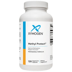 Xymogen Methyl Protect bottle front for daily methylation support.