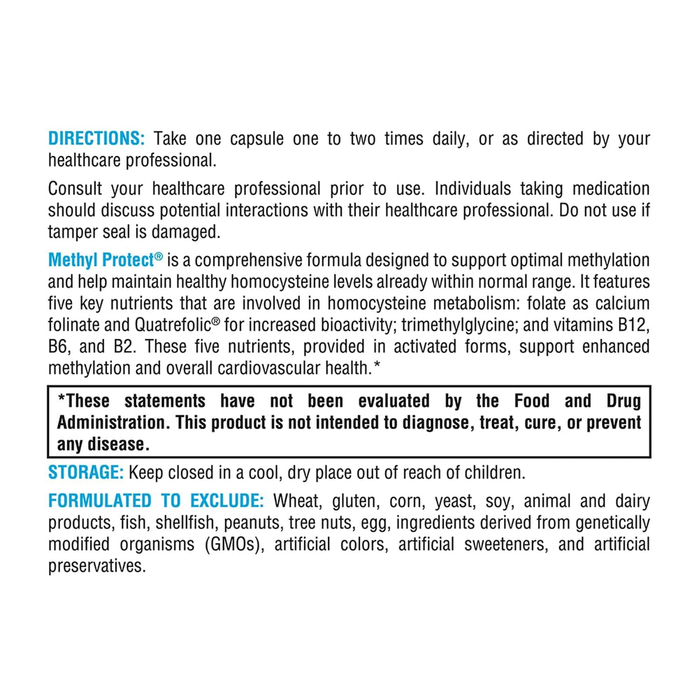 XYMOGEN Methyl Protect bottle pour illustrates easy daily supplementation.