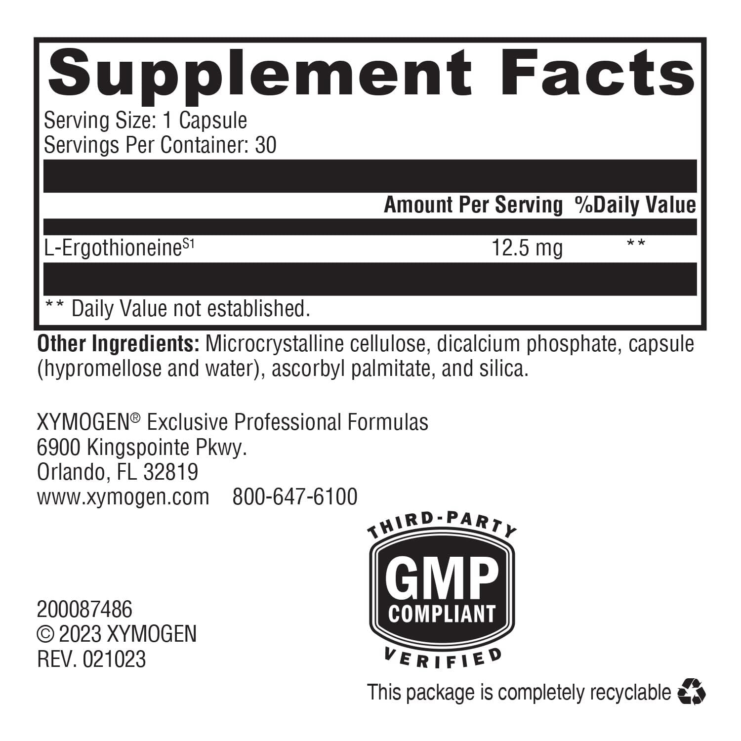 XYMOGEN MitoPrime capsules closeup for easy daily antioxidant support