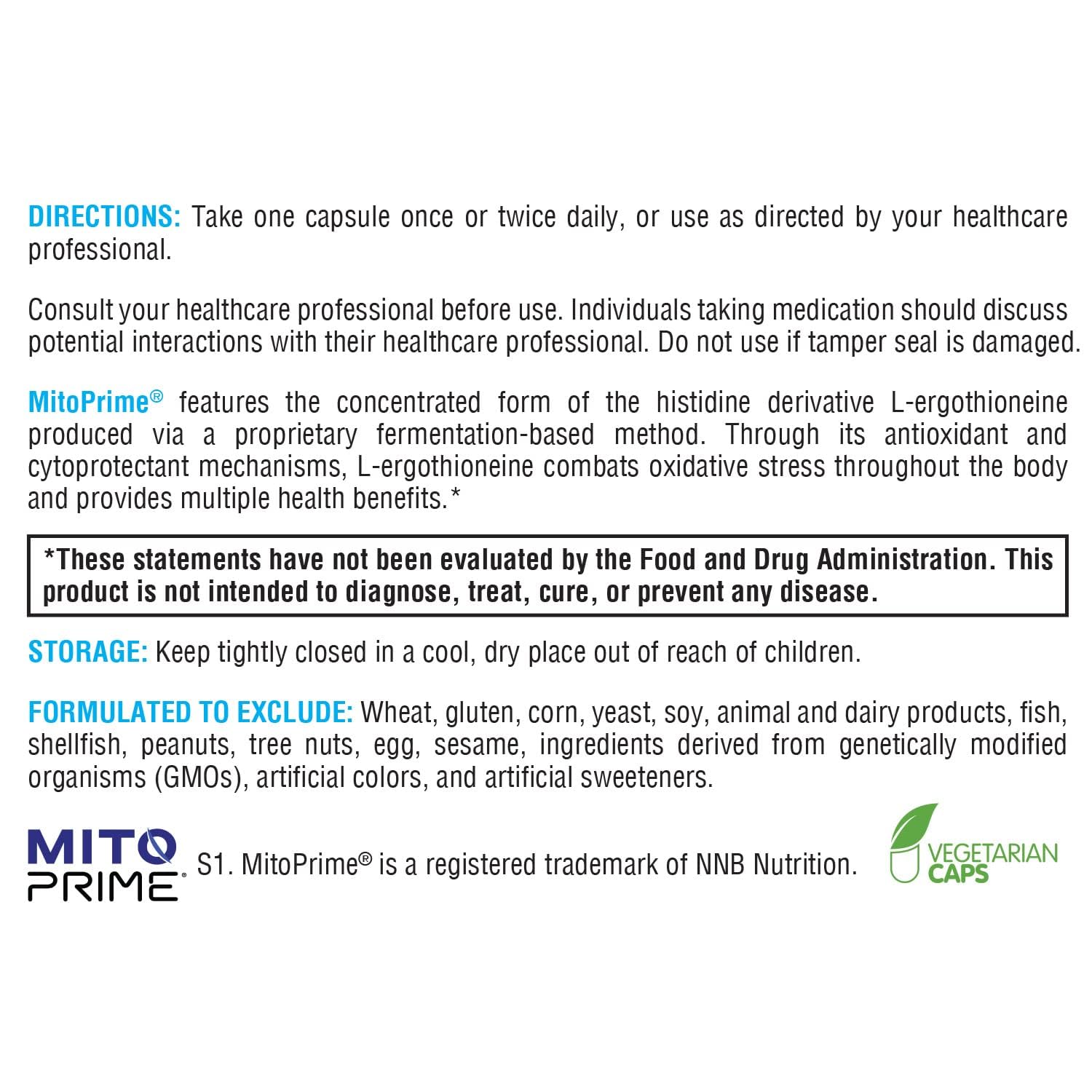 XYMOGEN MitoPrime hand with capsules indicating portable brain health aid