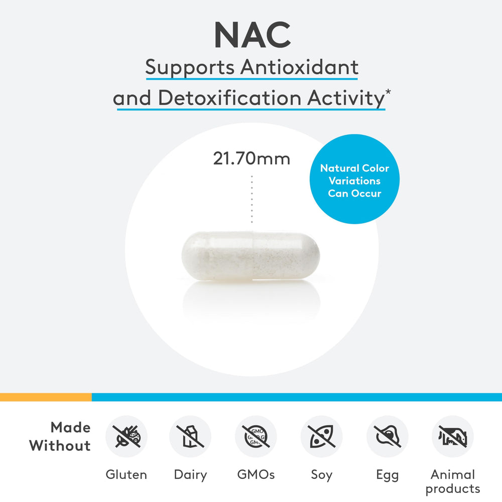 Bottle cap of XYMOGEN NAC 600mg for secure storage.