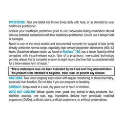 Xymogen NiaVasc ingredients panel lists key ingredients and absence of common allergens