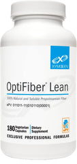 XYMOGEN OptiFiber Lean bottle front showing daily fiber support for digestive health