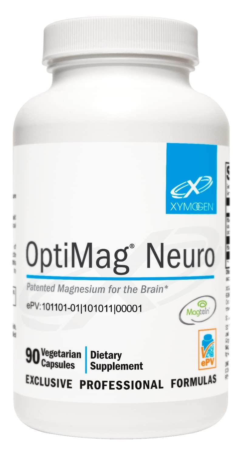XYMOGEN OptiMag Neuro bottle front highlighting brain-supporting magnesium.