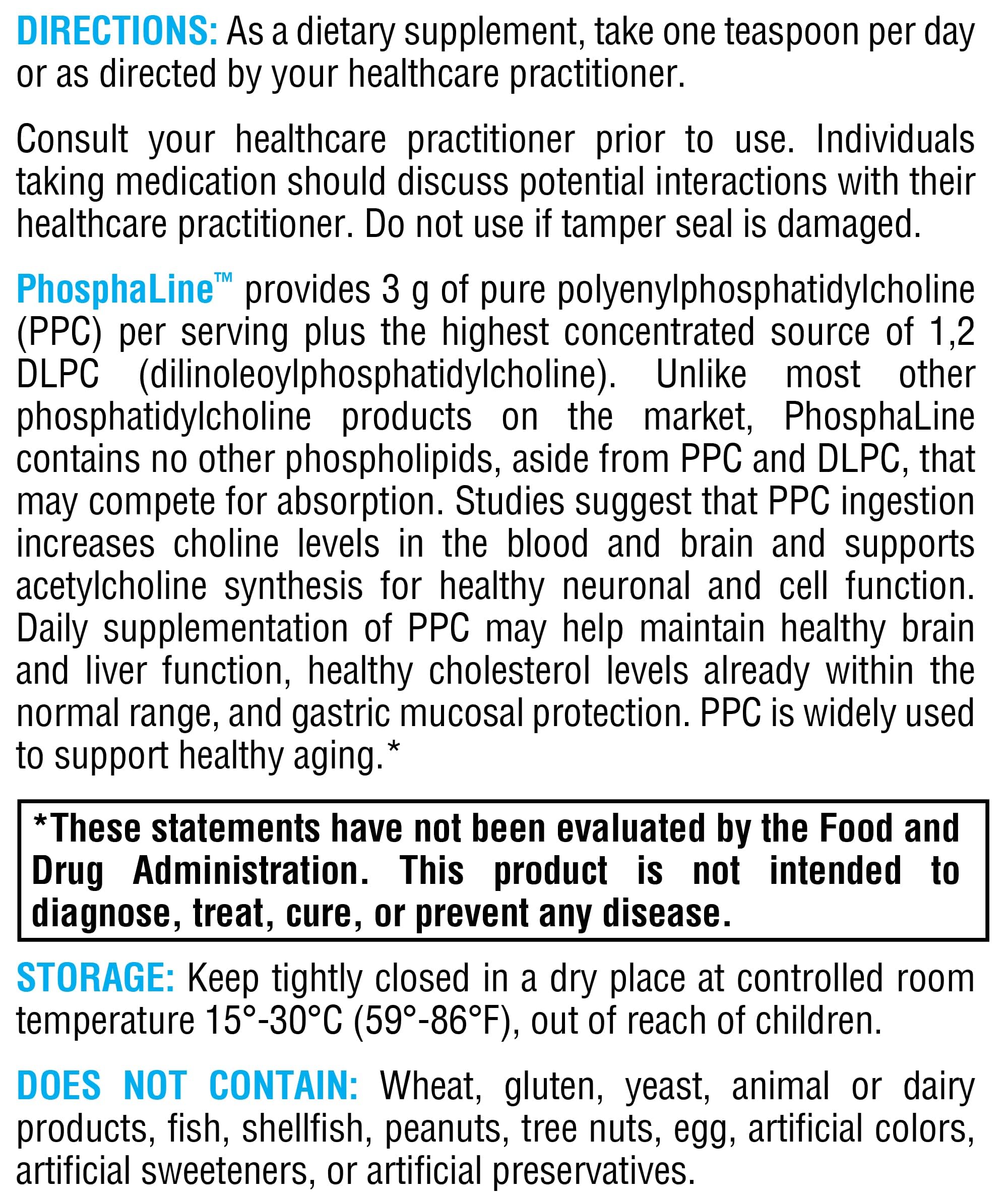 XYMOGEN PhosphaLine liquid PPC pour enables flexible daily administration.
