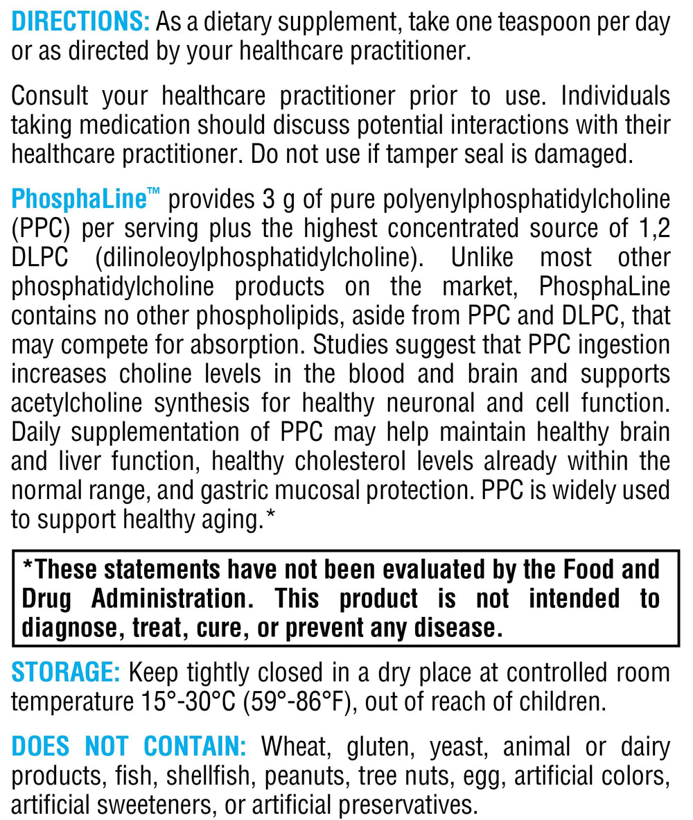 XYMOGEN PhosphaLine liquid PPC pour enables flexible daily administration.