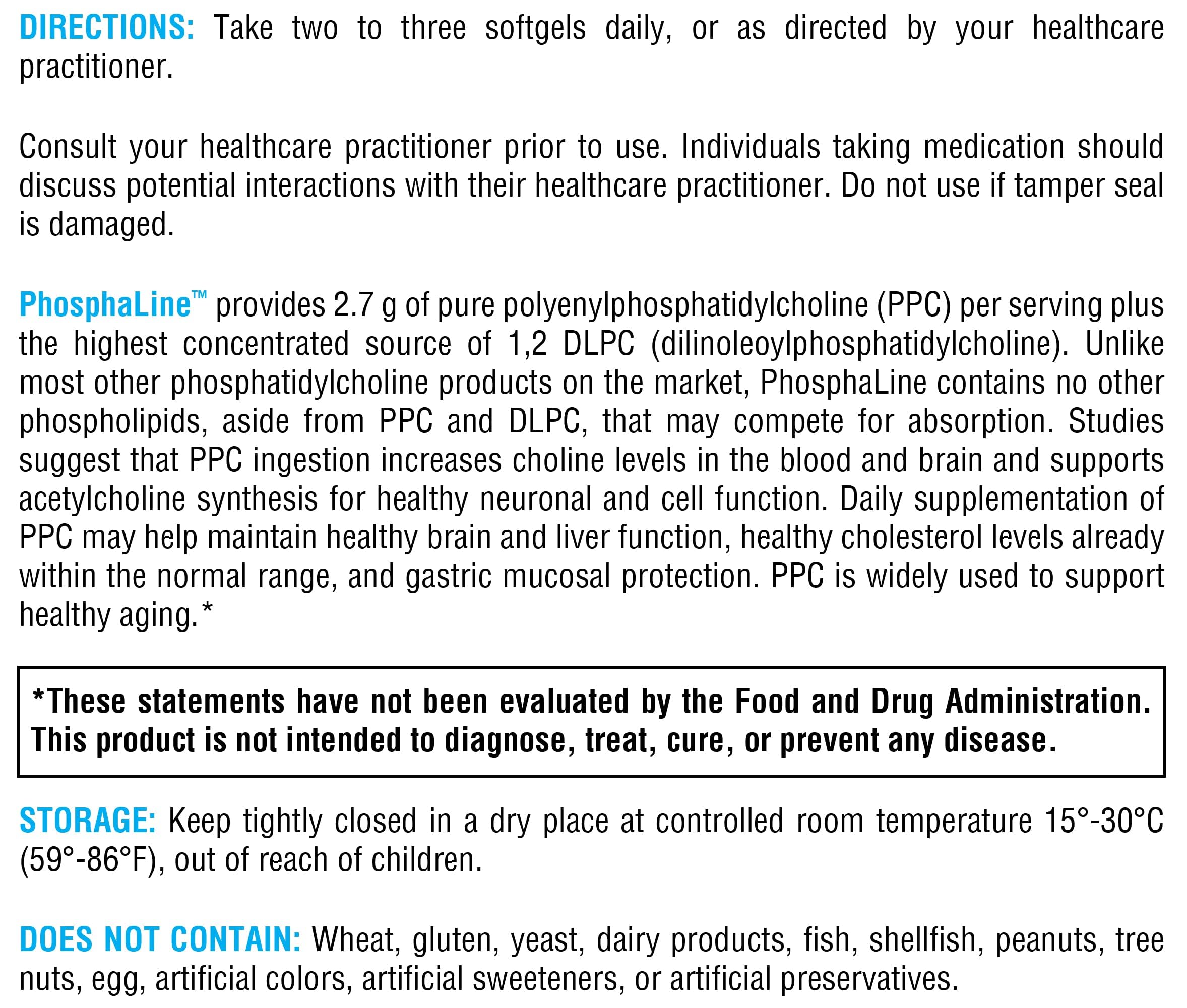 PhosphaLine sealed bottle signaling quality and freshness