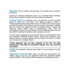 Xymogen ProbioMax Daily 30B nutrition facts panel highlighting 30B CFU per capsule.