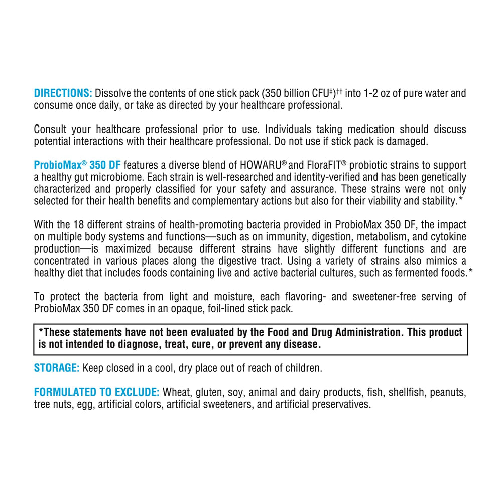 Dairy-free icon on XYMOGEN ProbioMax Complete 350B packaging