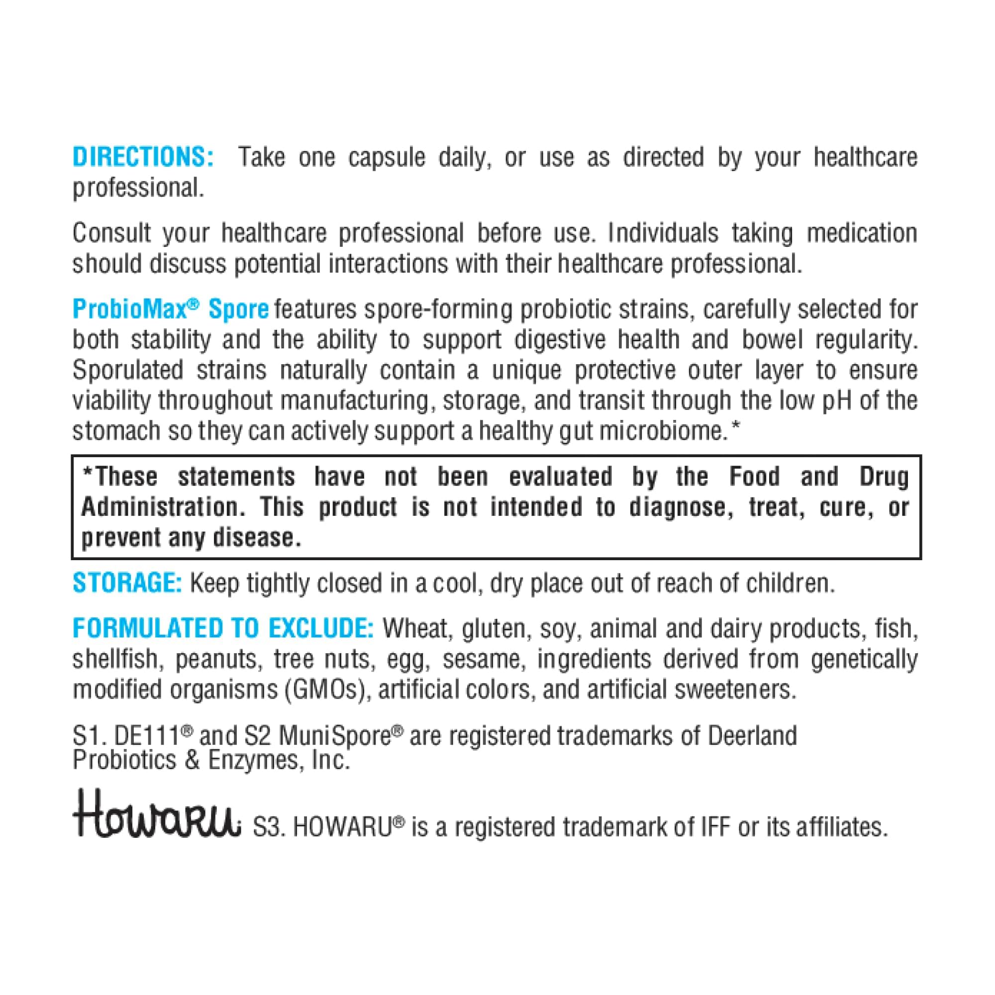 Xymogen ProbioMax front label with clean branding and clear benefits