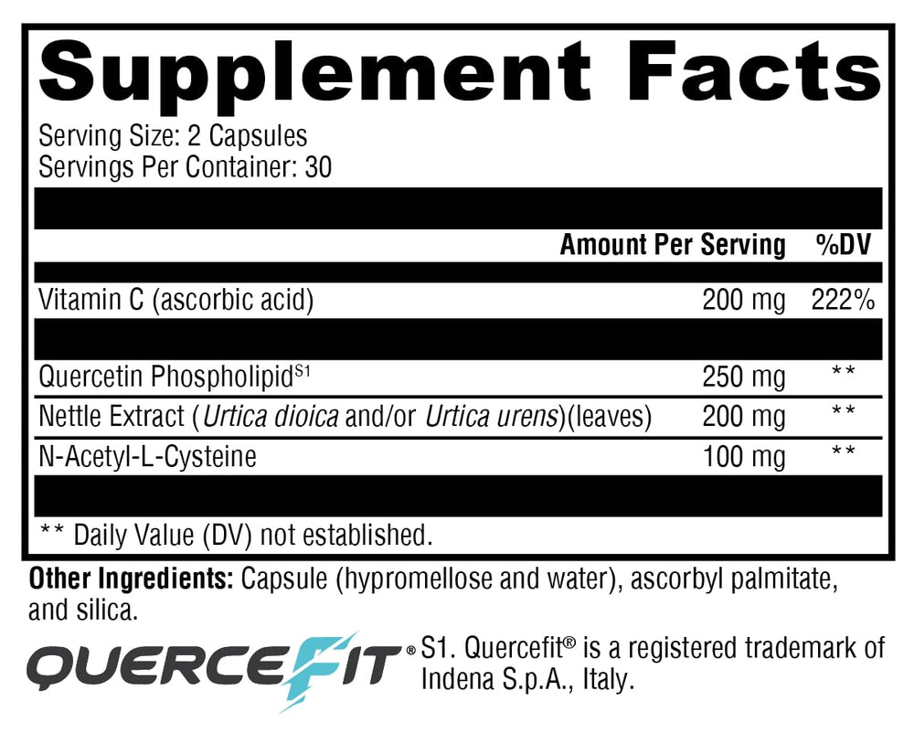 XYMOGEN Quercetin 20x Plus quercetin phytosome close-up