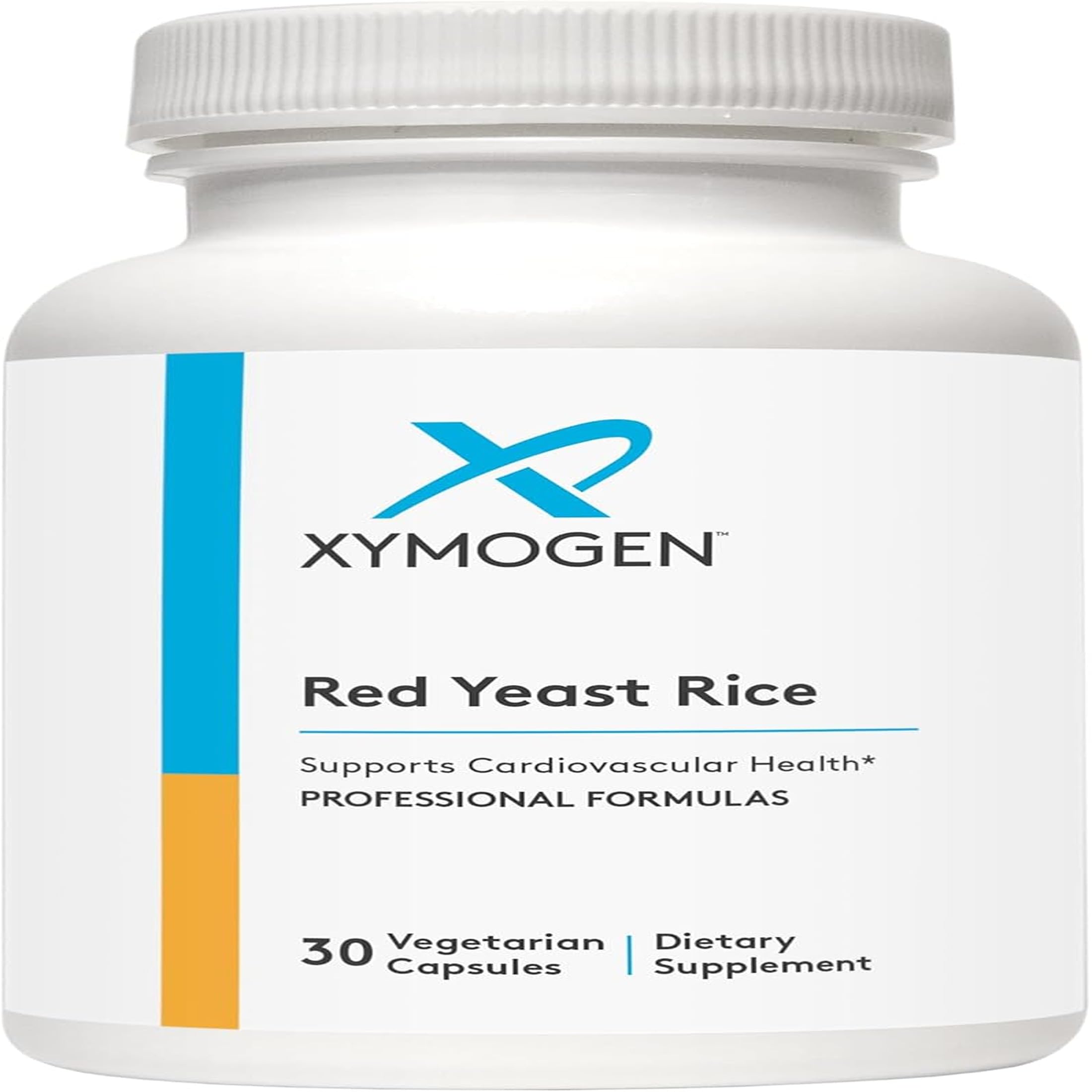 XYMOGEN Red Yeast Rice bottle for convenient cardiovascular support.