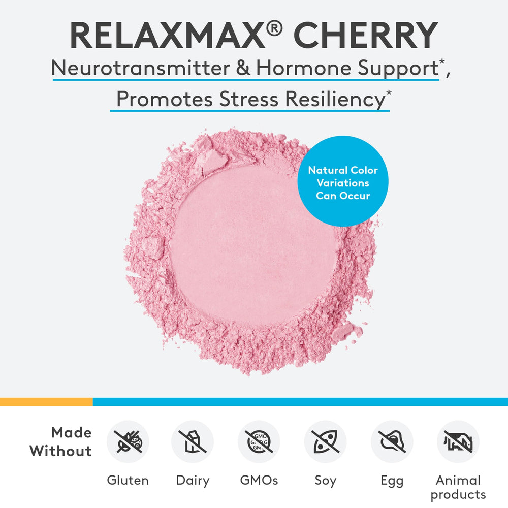 XYMOGEN RelaxMax dissolving in water for a refreshing calm.