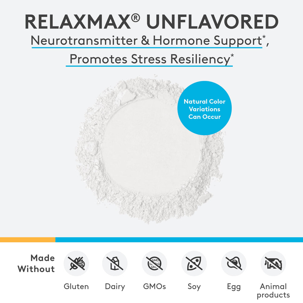 RelaxMax magnesium malate powder provides a convenient mineral boost.