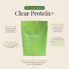 Xyngular Clear Protein+ Green Apple glass highlights refreshing post-workout hydration