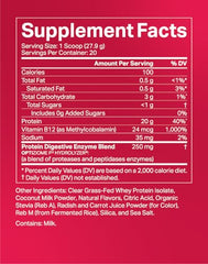 Xyngular Clear Protein+ instant mix glass demonstrates smooth dissolution.