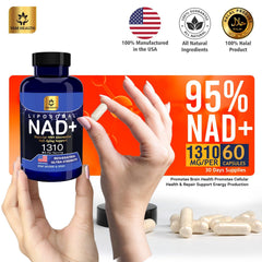 YAM Health NAD label close-up showcasing quality and advanced delivery