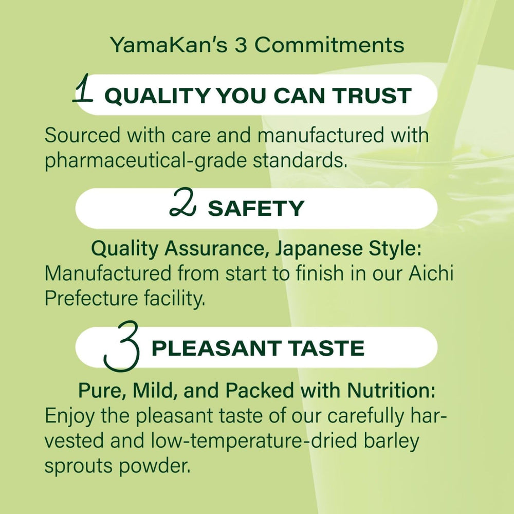 Yamakan Young Barley Grass Powder post-workout plant-based protein aids recovery.