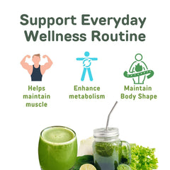 Yamakan Young Barley Grass Powder sachets line up for on-the-go nutrition.