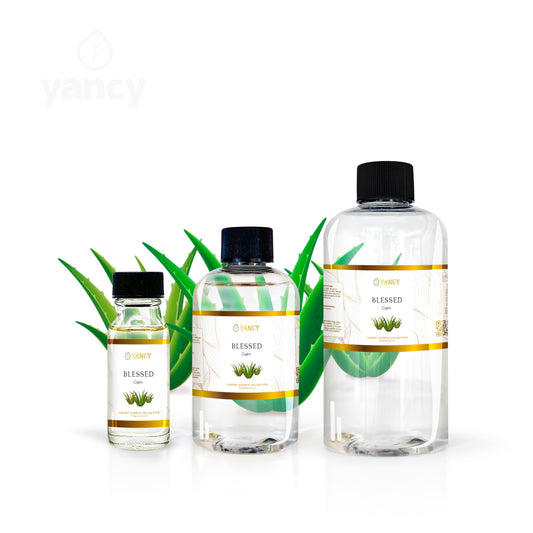 YANCY Blessed Fragrance Oil diffuser setup creating a calm, inviting space.