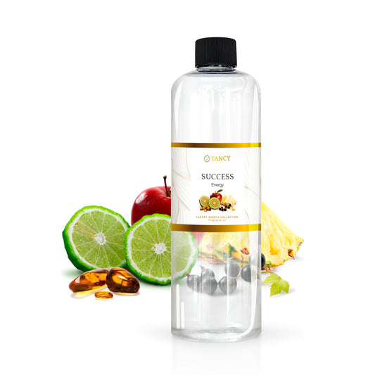 YANCY fragrance oil Success bottle designed for diffusers, promoting focus and motivation.