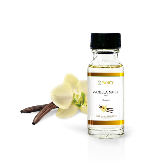 YANCY Vanilla Musk bottle for diffuser creates a warm, relaxing aroma in any room