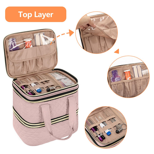 YARWO demountable design bag with zipper allows splitting into two for versatile carrying