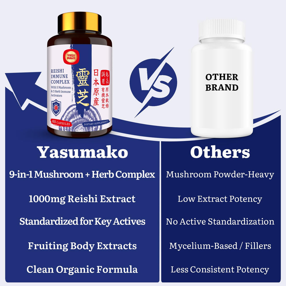 Packaging displays organic vegan notes and ingredient list for Yasumako.