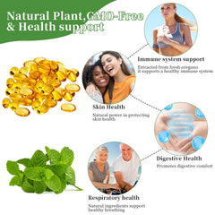 YATIME Oil of Oregano label closeup highlights natural formula