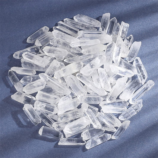 YATOJUZI translucent quartz wand ready for mindfulness and chakra work.