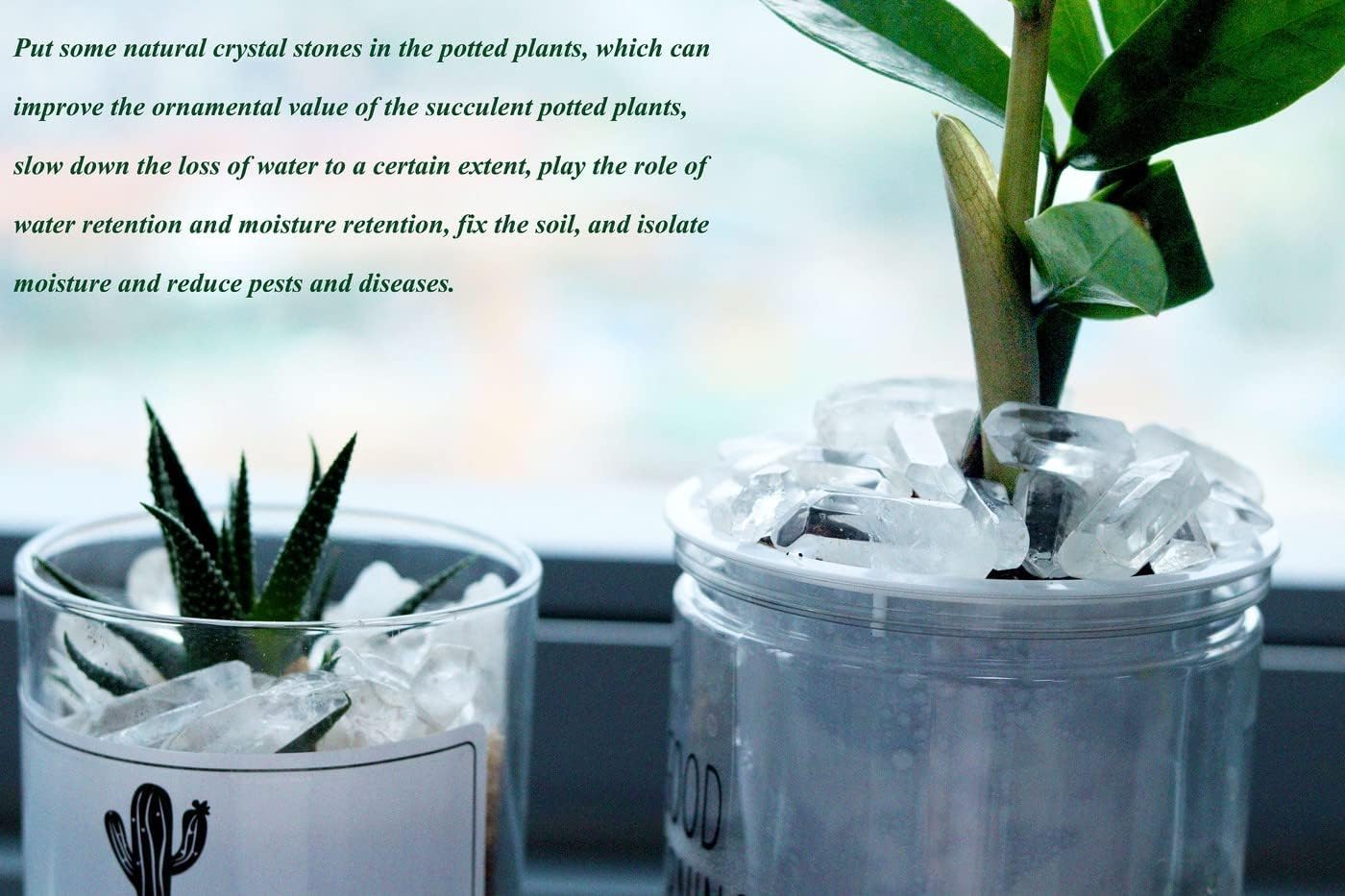YATOJUZI natural quartz points suitable for DIY crafts and decor.