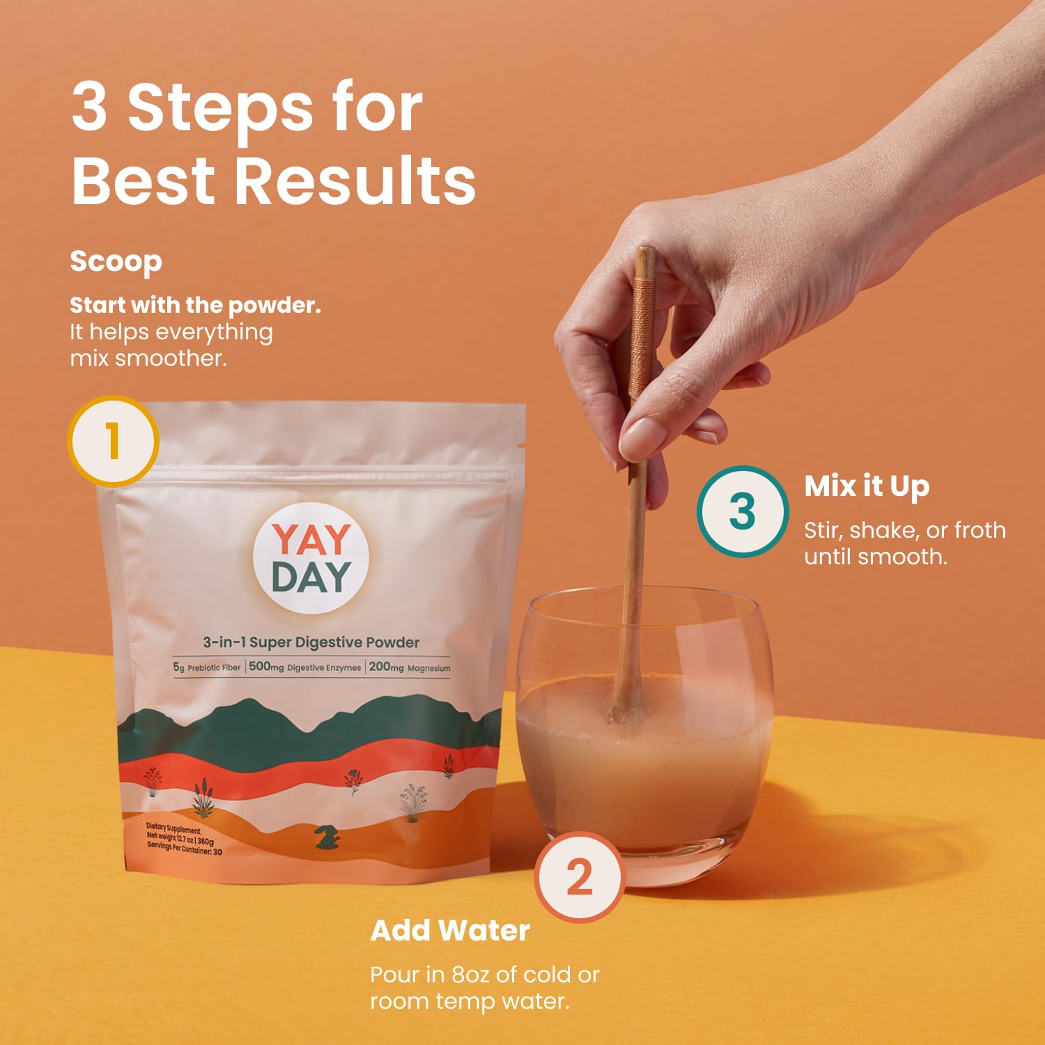 YayDay Nighttime overnight-motility icon highlighting gut balance potential