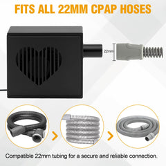 YCQDDA CPAP Hose Dryer delivers quiet performance for sleep-friendly operation.