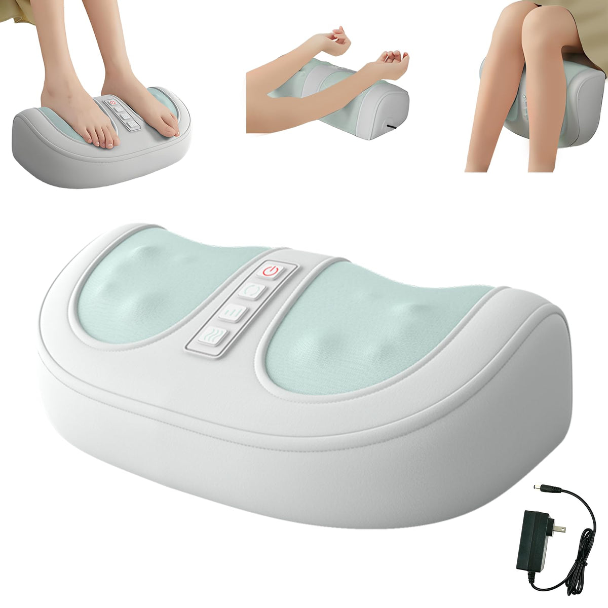 Yehenarn foot massager with heat and rotating shiatsu kneading for relaxing feet