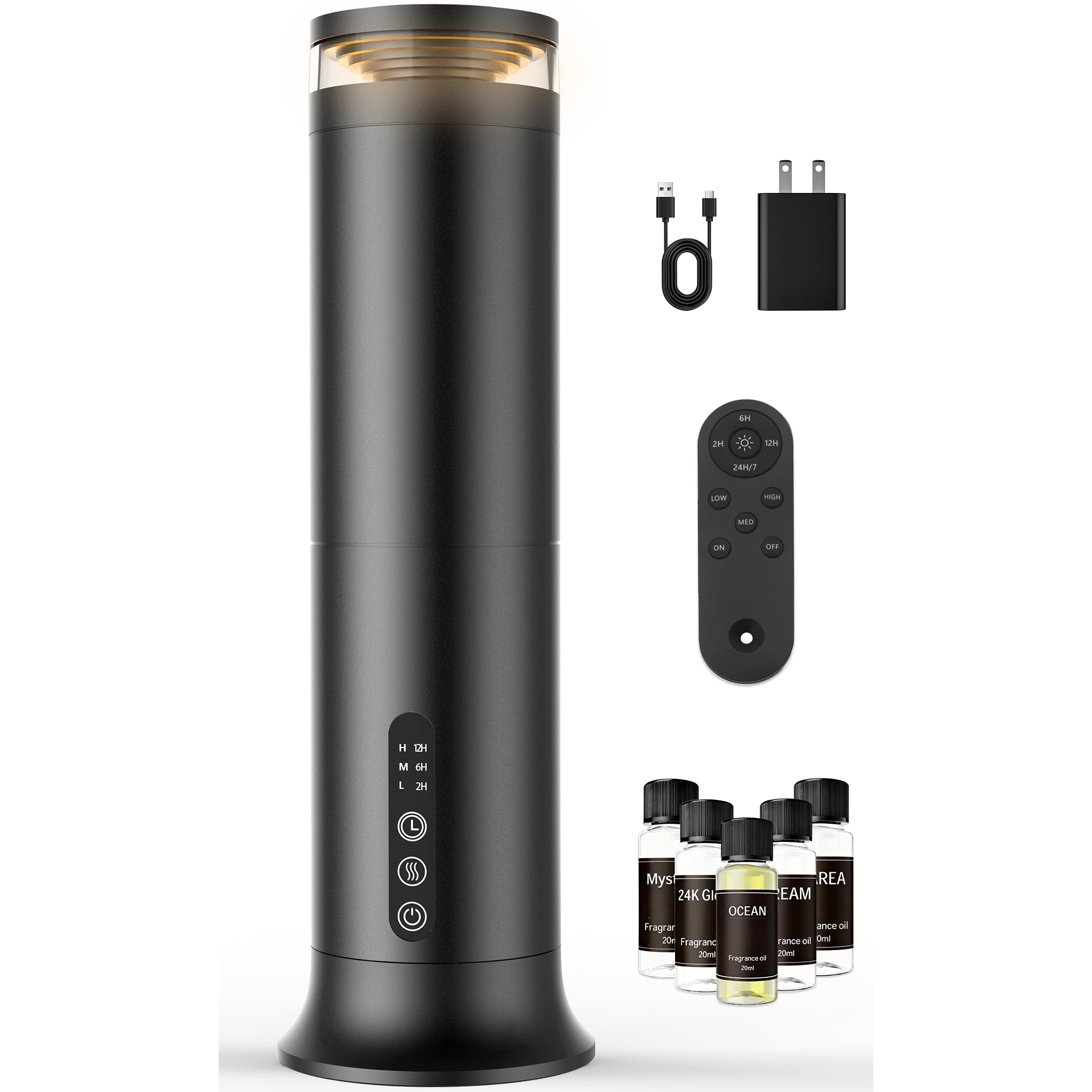 YEJOUMO Waterless Diffuser setup in a living room creates a spa-like mood.